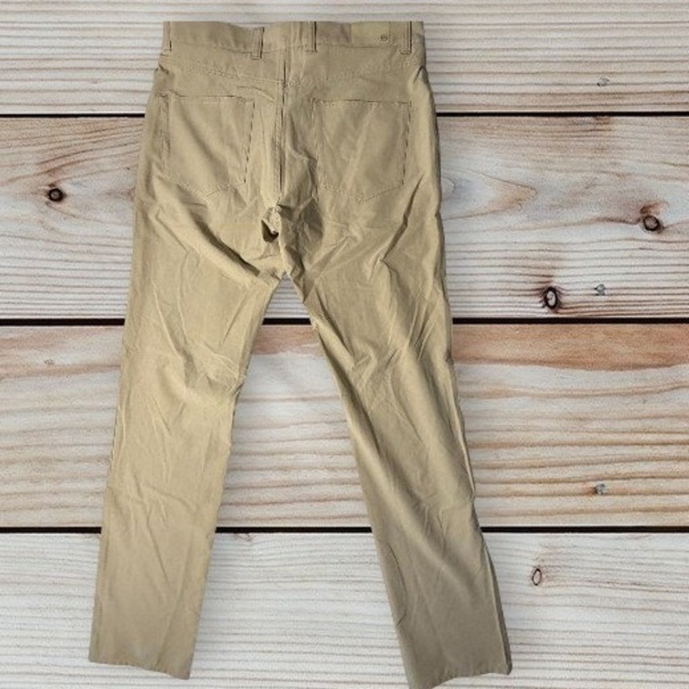 Peter Millar Mens EB66 Performance Five-Pocket Pants Khaki Tan 32x34 MS21EB55FB